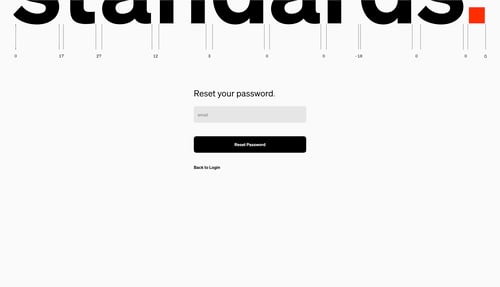 Standards
				password reset page example