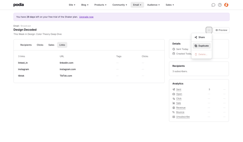 Podia
			             ux ui design