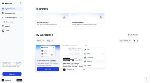 Arcade
			              ux ui design