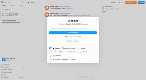 Typefully
			            ux ui design