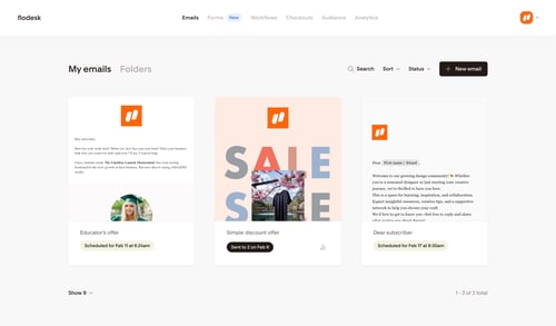 Flodesk
			      ux ui design
