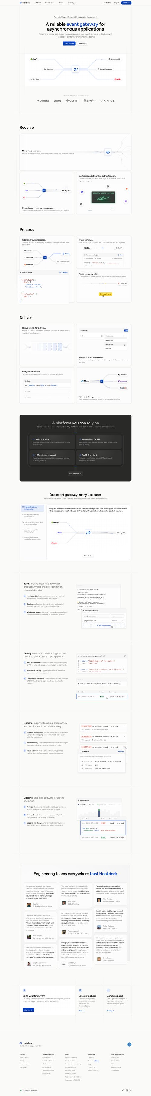 Hookdeck
			    ux ui design