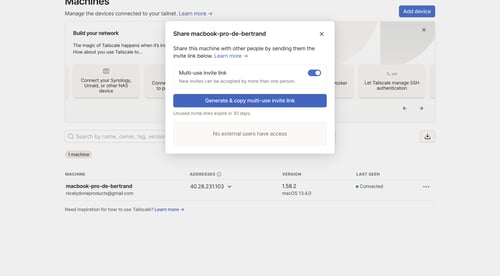 Tailscale
			    ux ui design
