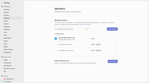 Linear
			              ux ui design