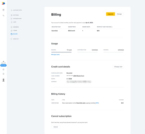 Productboard
			          ux ui design