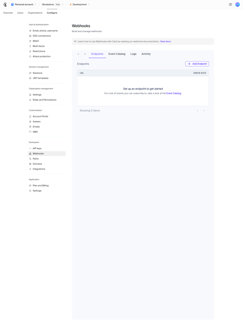 Clerk
			        ux ui design