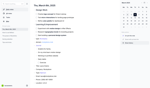 Reflect
			         ux ui design