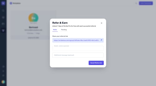 Scribe
			   ux ui design