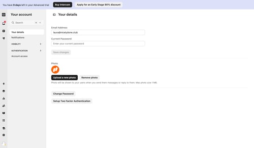 Intercom
			             ux ui design