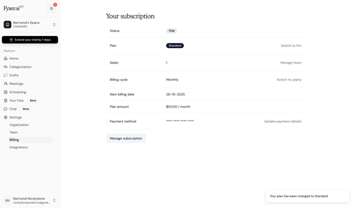 Fyxer screen example