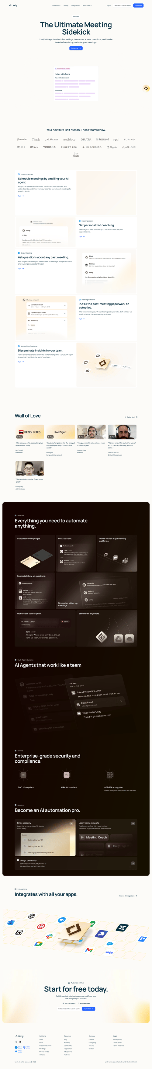 Lindy
				product page page example