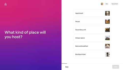 Airbnb
			 ux ui design