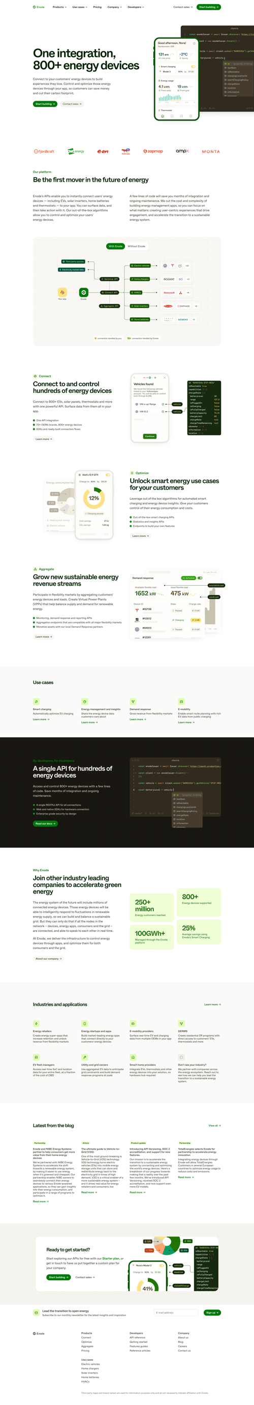 Enode
			      ux ui design