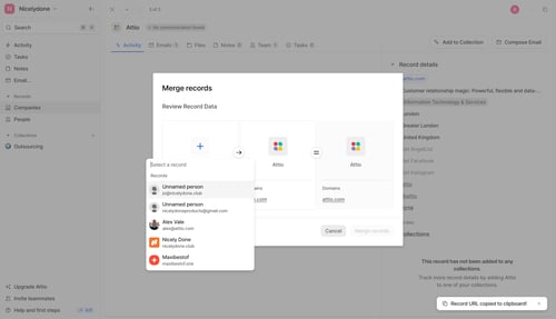 Attio
			  ux ui design