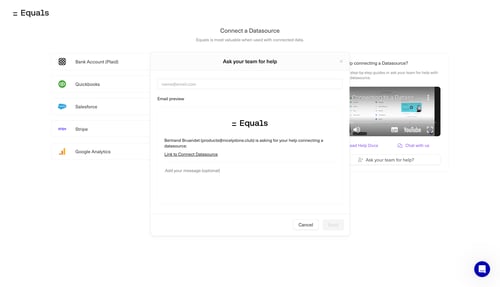 Equals
				modal & popover page example