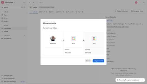 Attio
			 ux ui design