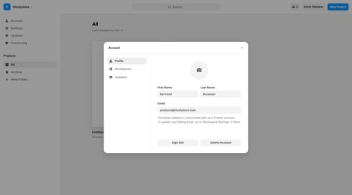 Framer
			           ux ui design