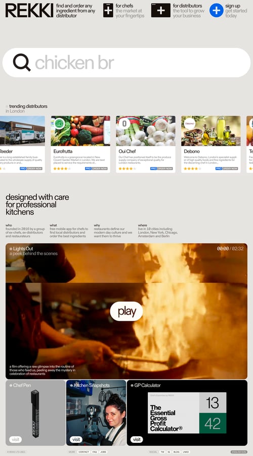 Rekki screen example