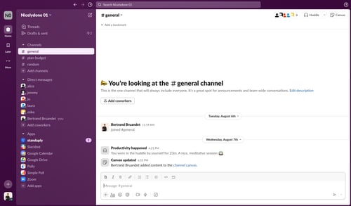 Slack
			           ux ui design