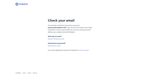 Mapbox
				signup page example