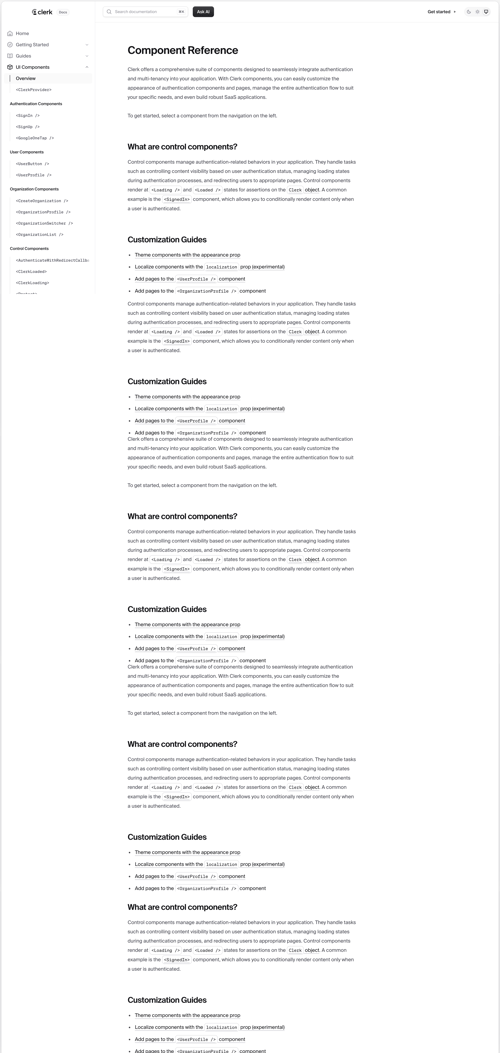Clerk
			    ux ui design