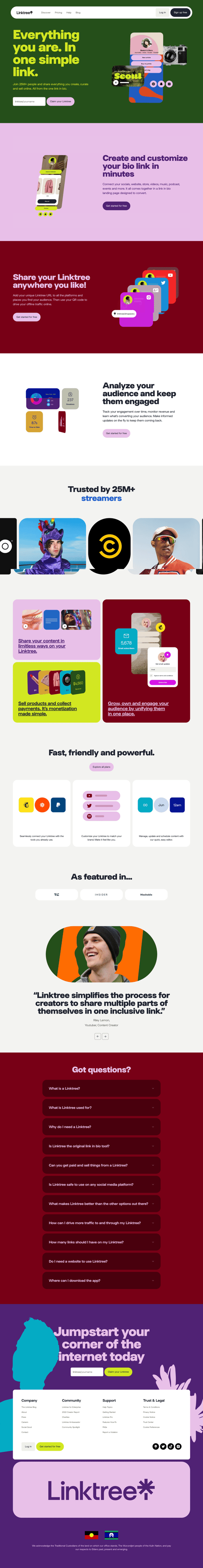 Linktree
			  ux ui design