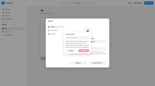 Framer
			       ux ui design