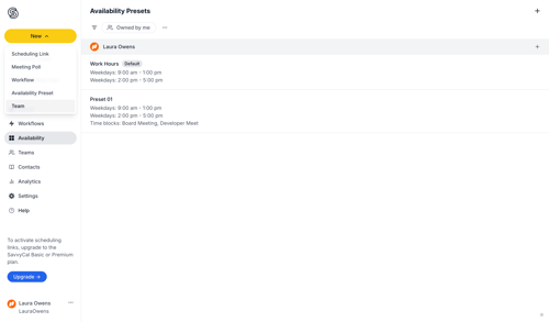 SavvyCal
			       ux ui design