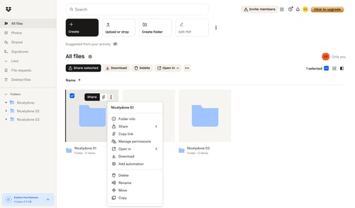 Dropbox
			                       ux ui design
