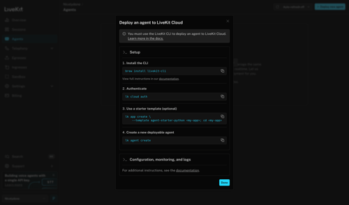 Livekit screen example