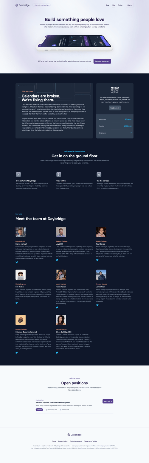 Daybridge
			   ux ui design