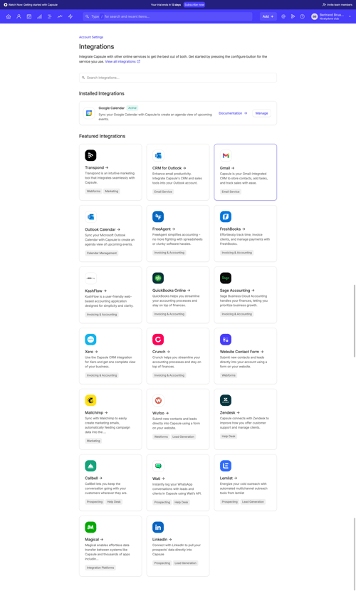 Capsule
			    ux ui design