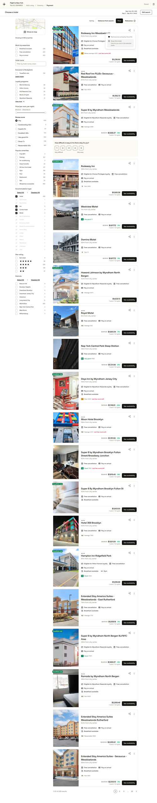 Travelperk screen example