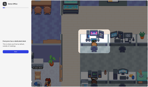 Gather screen example