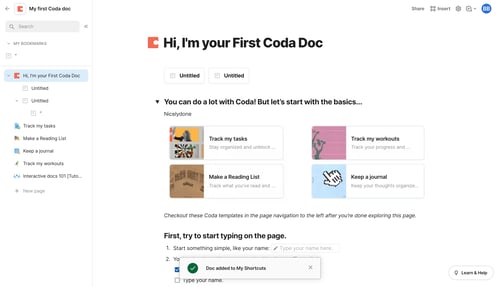 Coda
			           ux ui design
