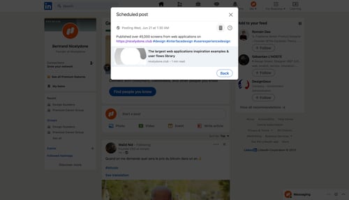 Linkedin
			    ux ui design