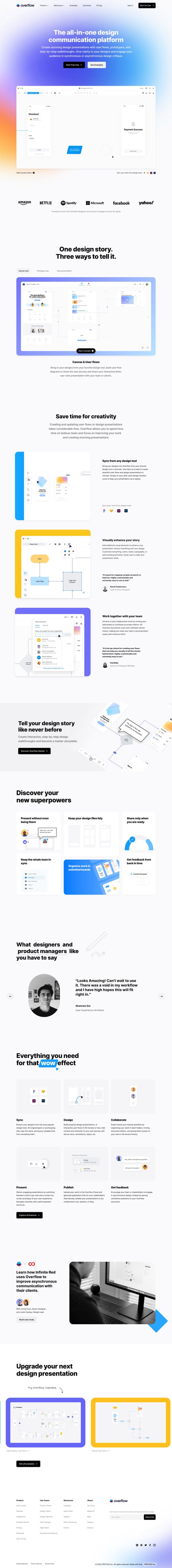 Overflow
				 page example