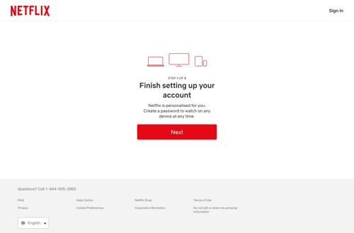 Netflix
			     ux ui design