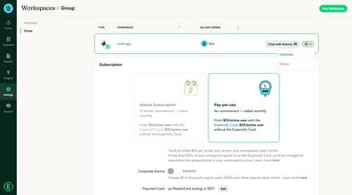 Expensify
			             ux ui design