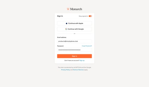 Monarch
			          ux ui design