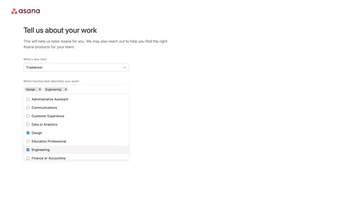 Asana
				form page example