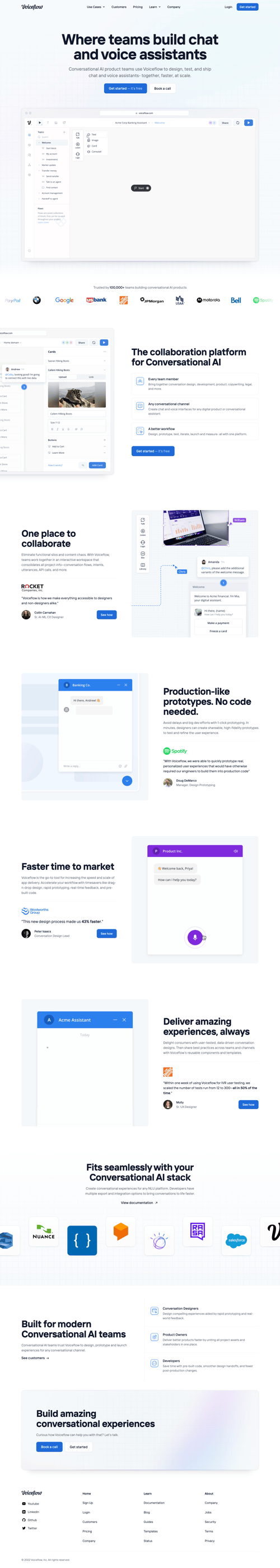 Voiceflow
				 page example
