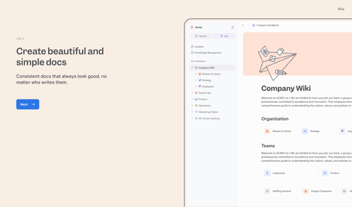 Slite
			     ux ui design