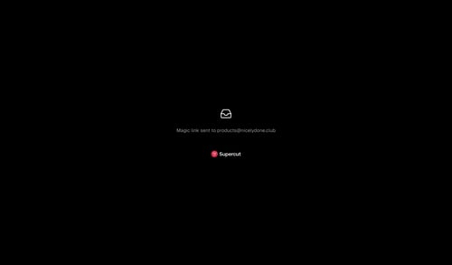 Supercut
				signin page example