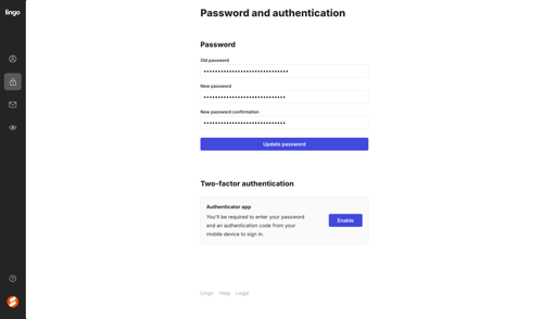 Lingo
			          ux ui design