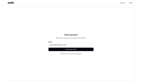 Podia
			        ux ui design