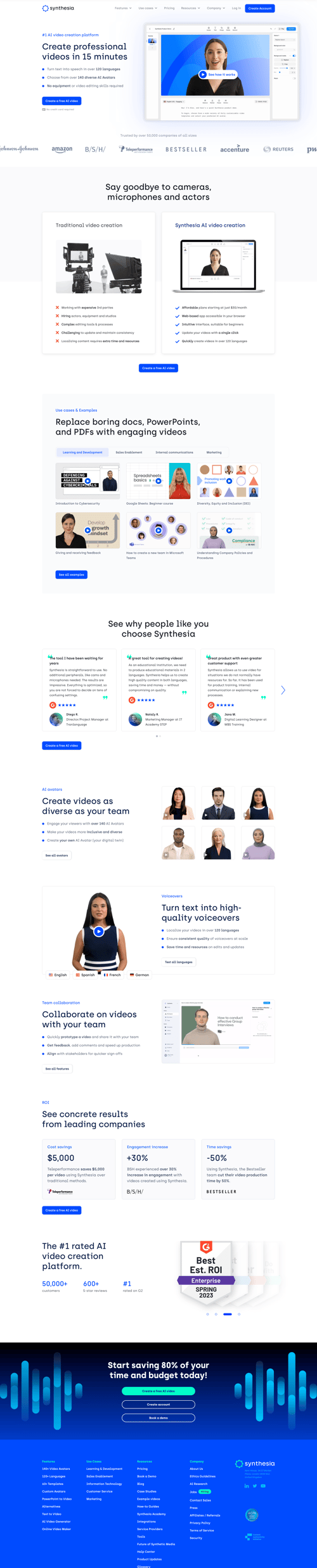 Synthesia
			    ux ui design