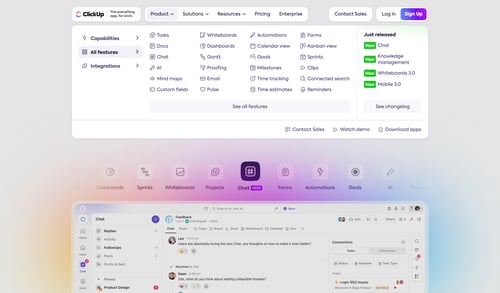 ClickUp
			  ux ui design