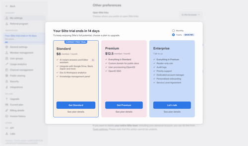 Slite
			   ux ui design