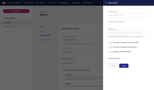 Mangomint screen example